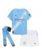 Billige Manchester City Phil Foden #47 Hjemmedraktsett Barn 2025-26 Kortermet (+ Korte bukser)